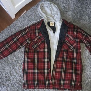 Comfy, warm flannel winter jacket